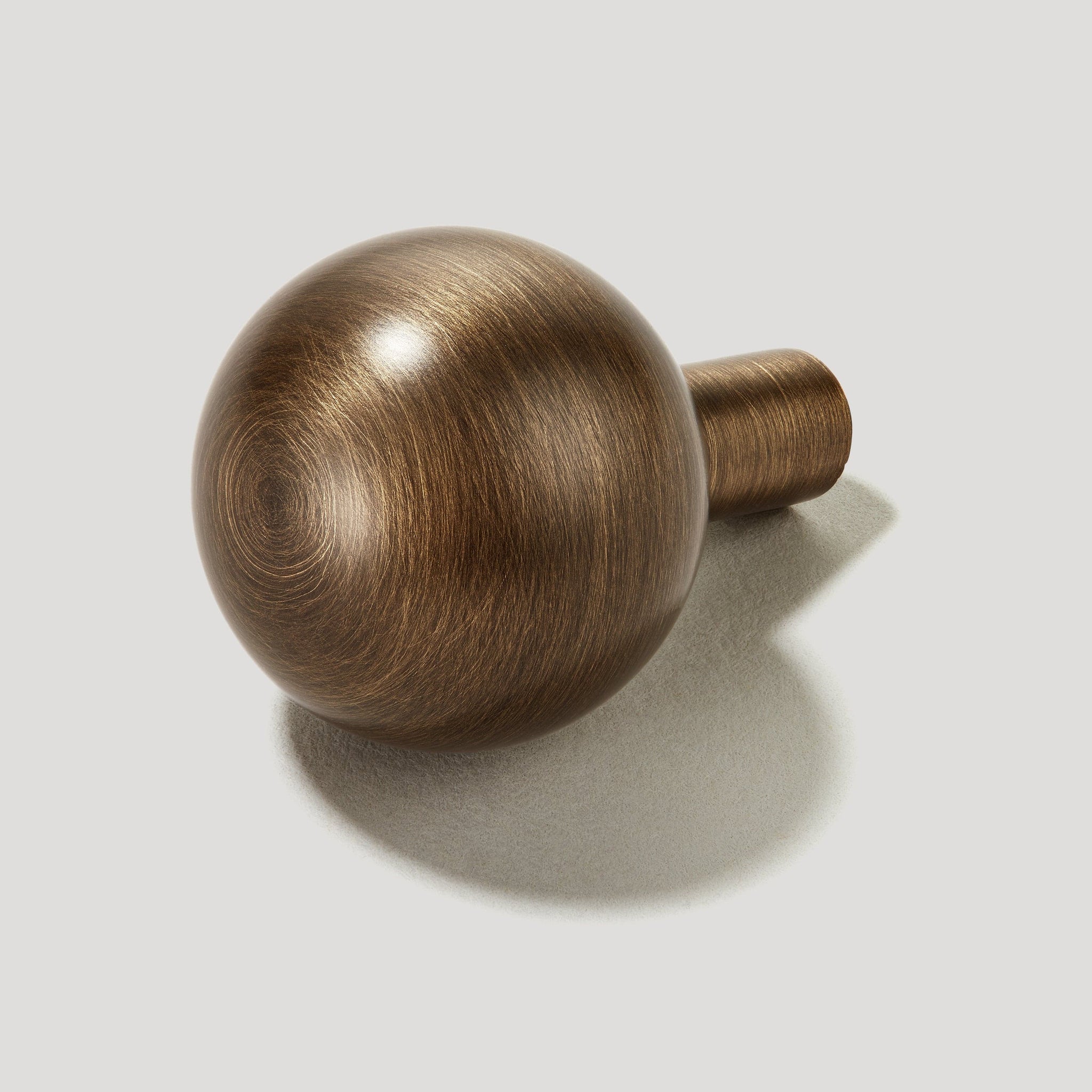 Sphere Cabinet Knob  Round Antique Brass Knobs – Plank Hardware
