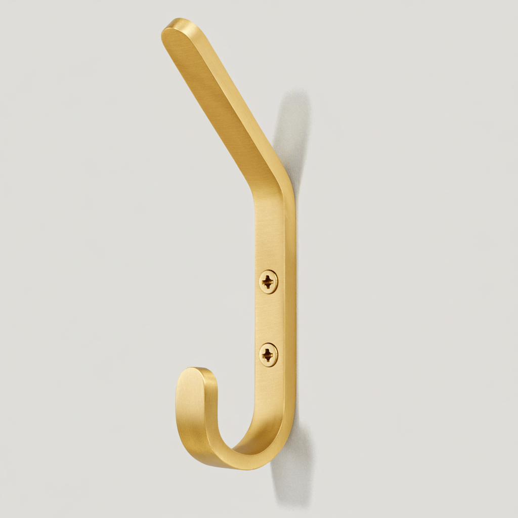Plank Hardware HOFFMAN 6" Hook - Brass