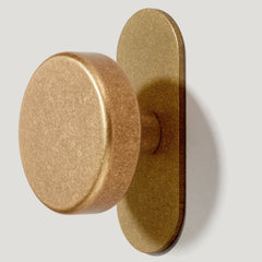 Plank Hardware Hook Only HUDSON Shaker Hook - Aged Brass