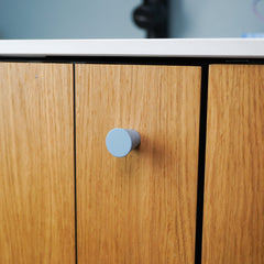 Plank Hardware HUBBLE Tapered Cabinet Knob - Pale Blue