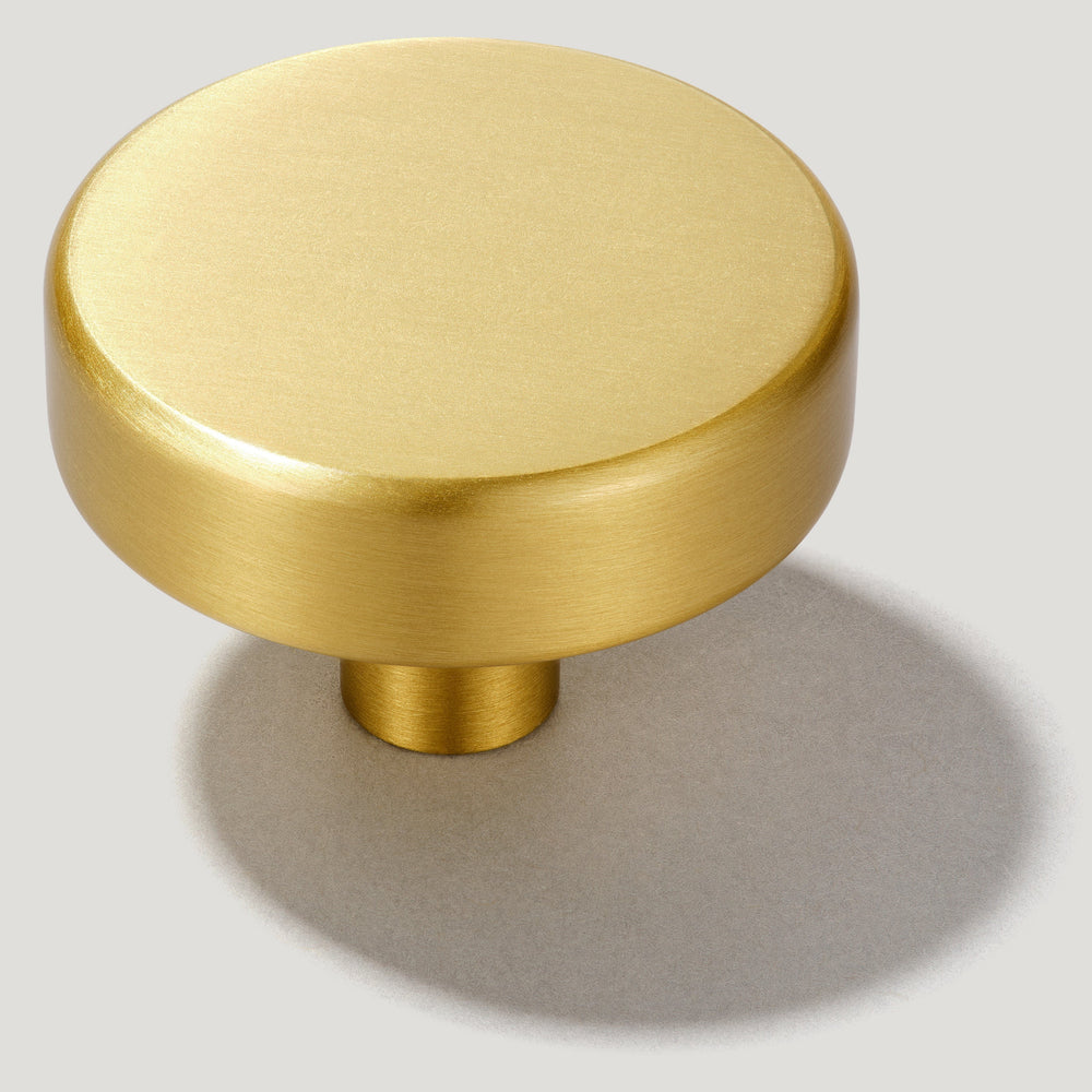 HUDSON Shaker Cabinet Knob - Brass