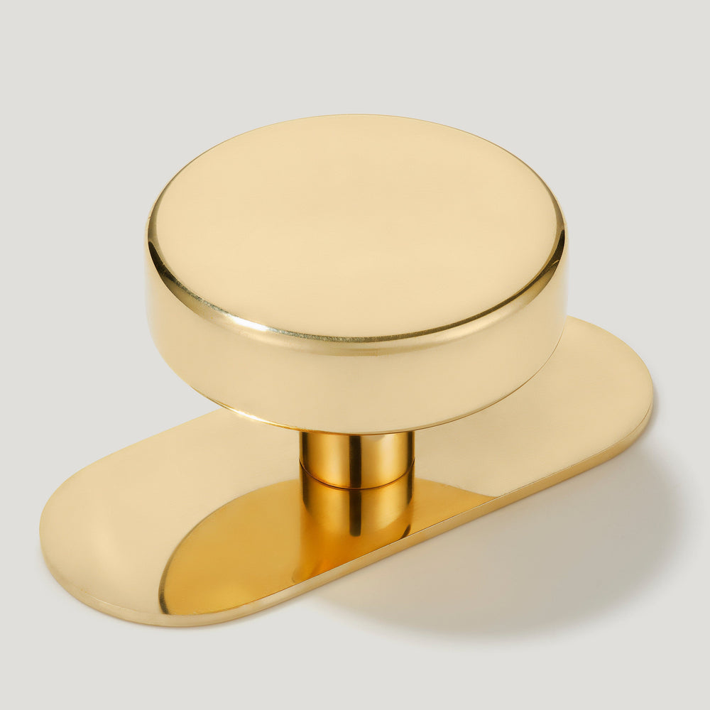 HUDSON Knob - Unlacquered Brass