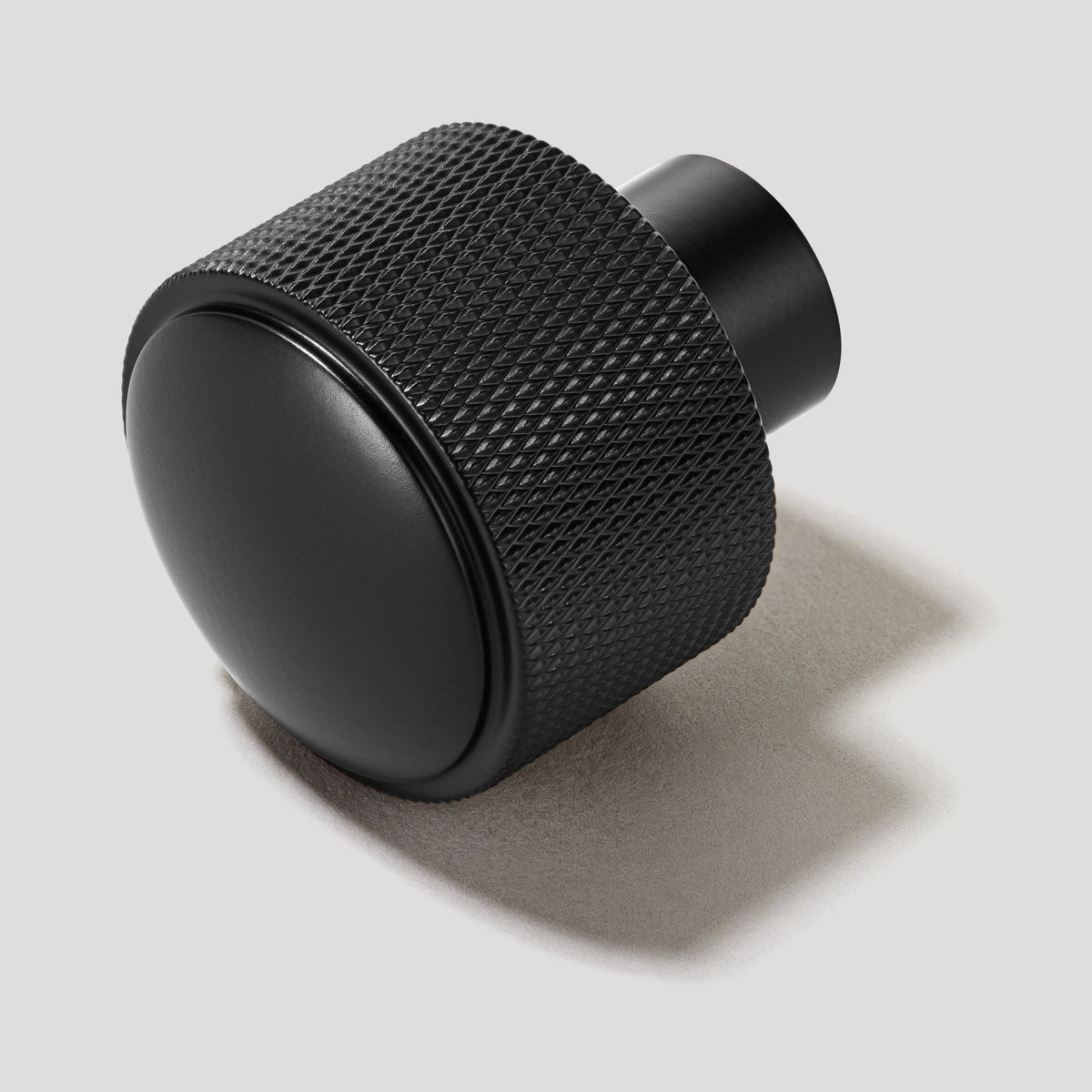 Matte Black Knurled Knob Large Knurled Knobs Plank Hardware
