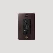 Plank Hardware JASPER 1G 20A USB Outlet - Blackened Bronze