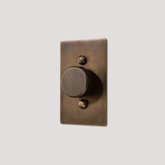 Plank Hardware JASPER 1G Dimmer Switch - Antique Brass