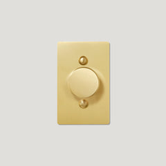 JASPER 1G Dimmer Light Switch - Brass