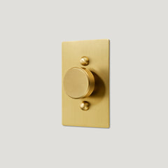 Plank Hardware JASPER 1G Dimmer Switch - Brass