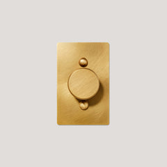 Plank Hardware JASPER 1G Dimmer Switch - Heritage Brass