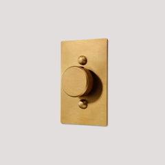 Plank Hardware JASPER 1G Dimmer Switch - Heritage Brass
