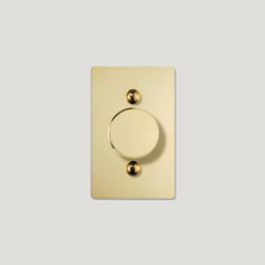 JASPER 1G Dimmer Light Switch - Unlacquered Brass