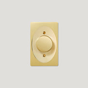 Plank Hardware JASPER 1G Oval Dimmer Switch - Brass / Unlacquered Brass