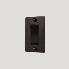 Plank Hardware JASPER 1G Rocker Switch - Blackened Bronze
