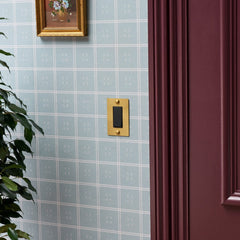 Plank Hardware JASPER 1G Rocker Switch - Heritage Brass