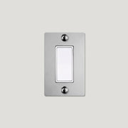 Plank Hardware JASPER 1G Rocker Switch - Polished Nickel
