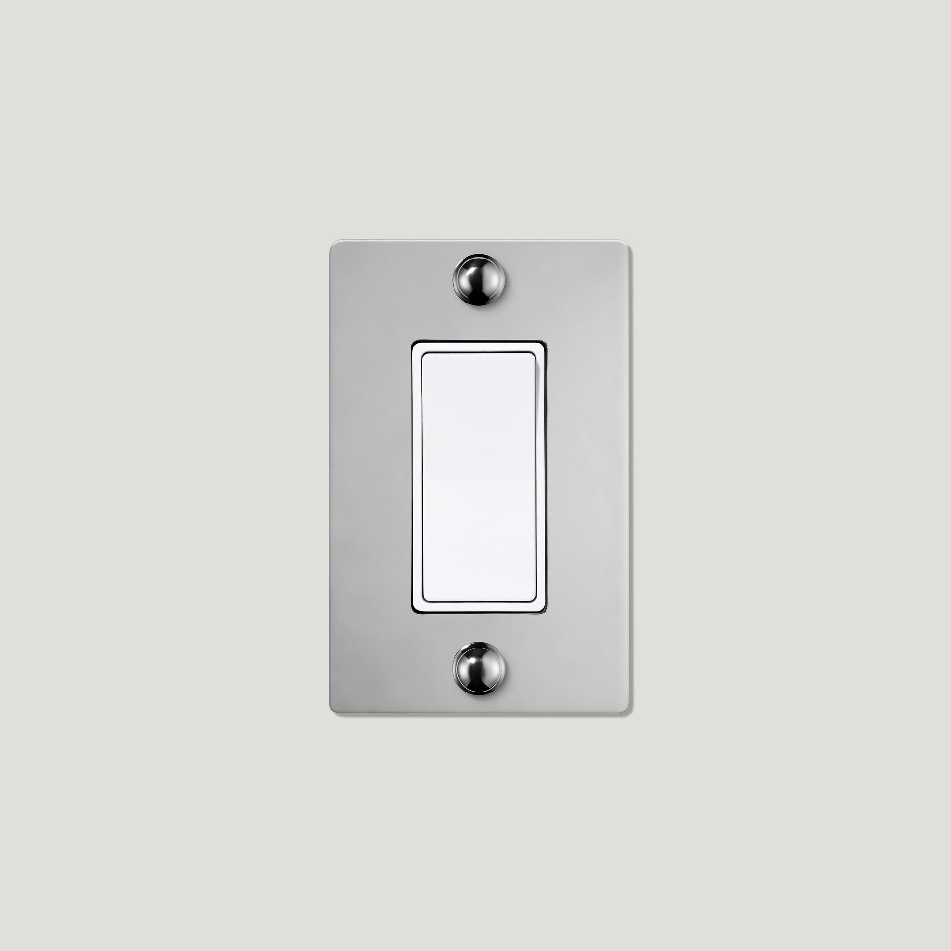 Plank Hardware JASPER 1G Rocker Switch - Polished Nickel