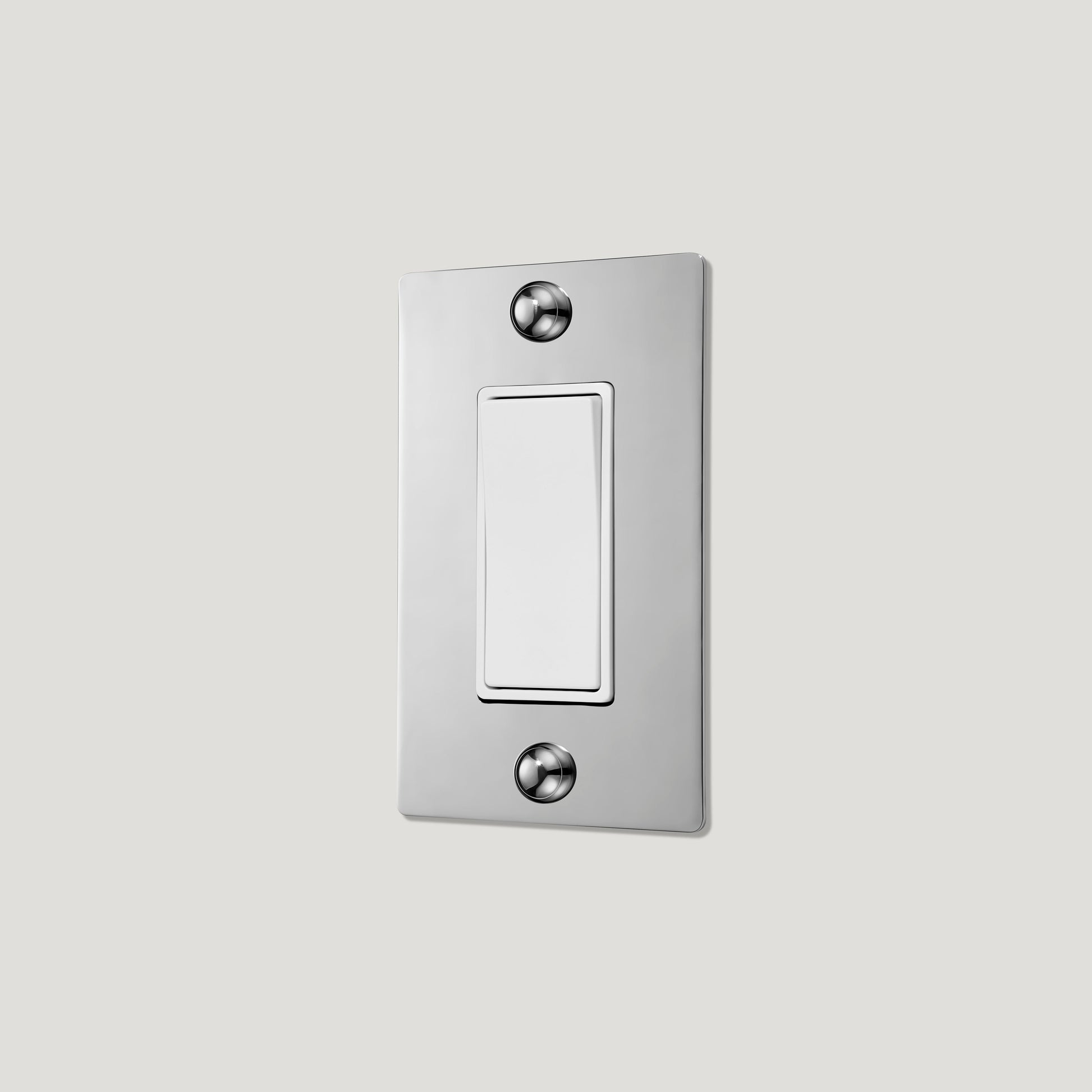 Plank Hardware JASPER 1G Rocker Switch - Polished Nickel
