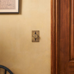 Plank Hardware JASPER 1G Star Dimmer Switch - Antique Brass / Blackened Bronze