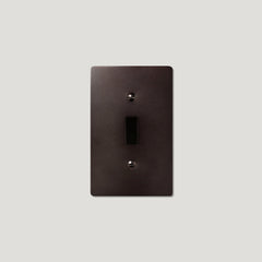 Plank Hardware JASPER 1G Toggle/Dimmer Plate - Blackened Bronze