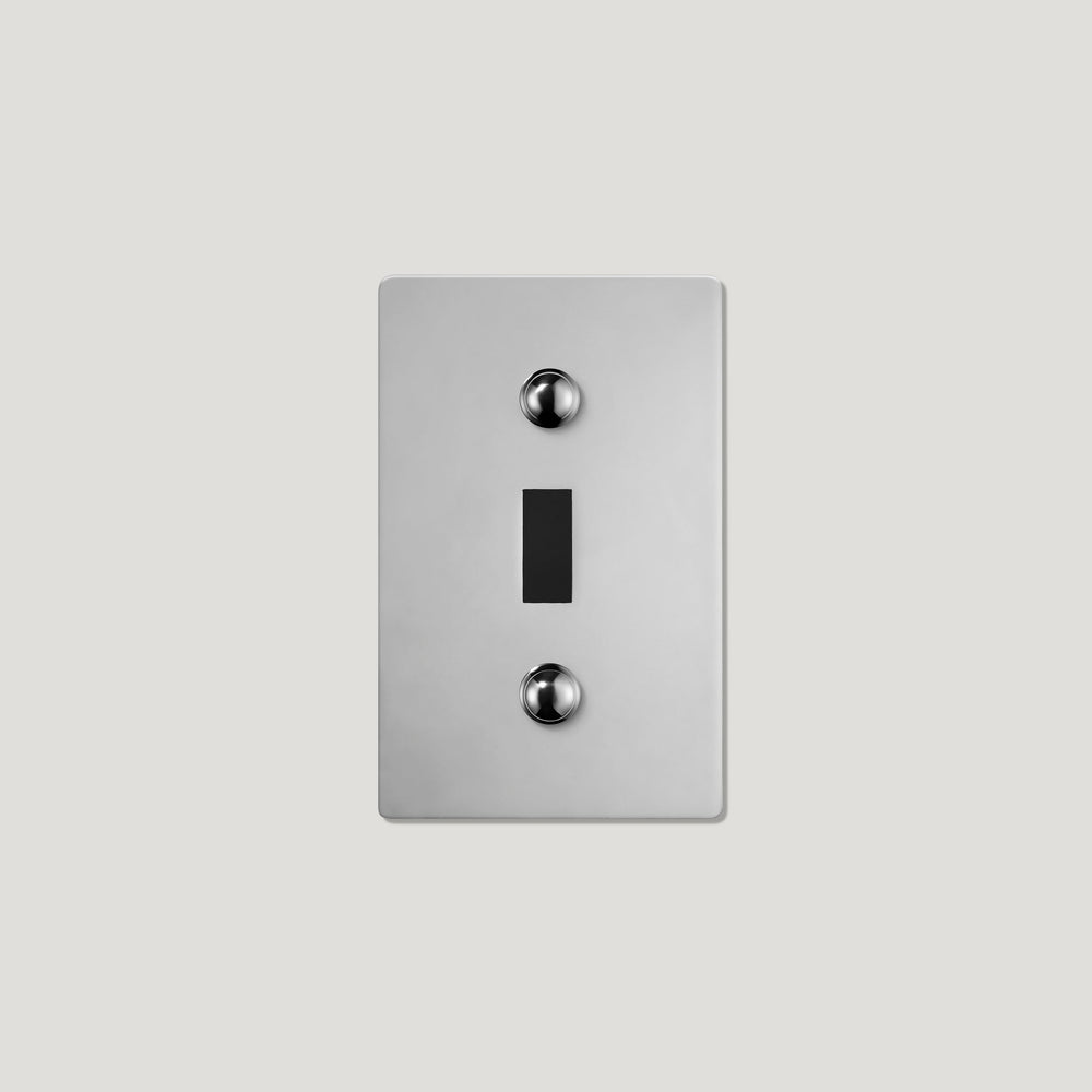 JASPER 1G Toggle/Dimmer Plate - Polished Nickel