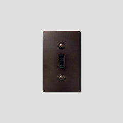 JASPER 1G Toggle Light Switch - Blackened Bronze