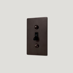Plank Hardware JASPER 1G Toggle Switch - Blackened Bronze