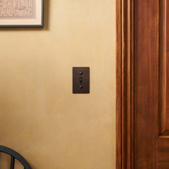 Plank Hardware JASPER 1G Toggle Switch - Blackened Bronze