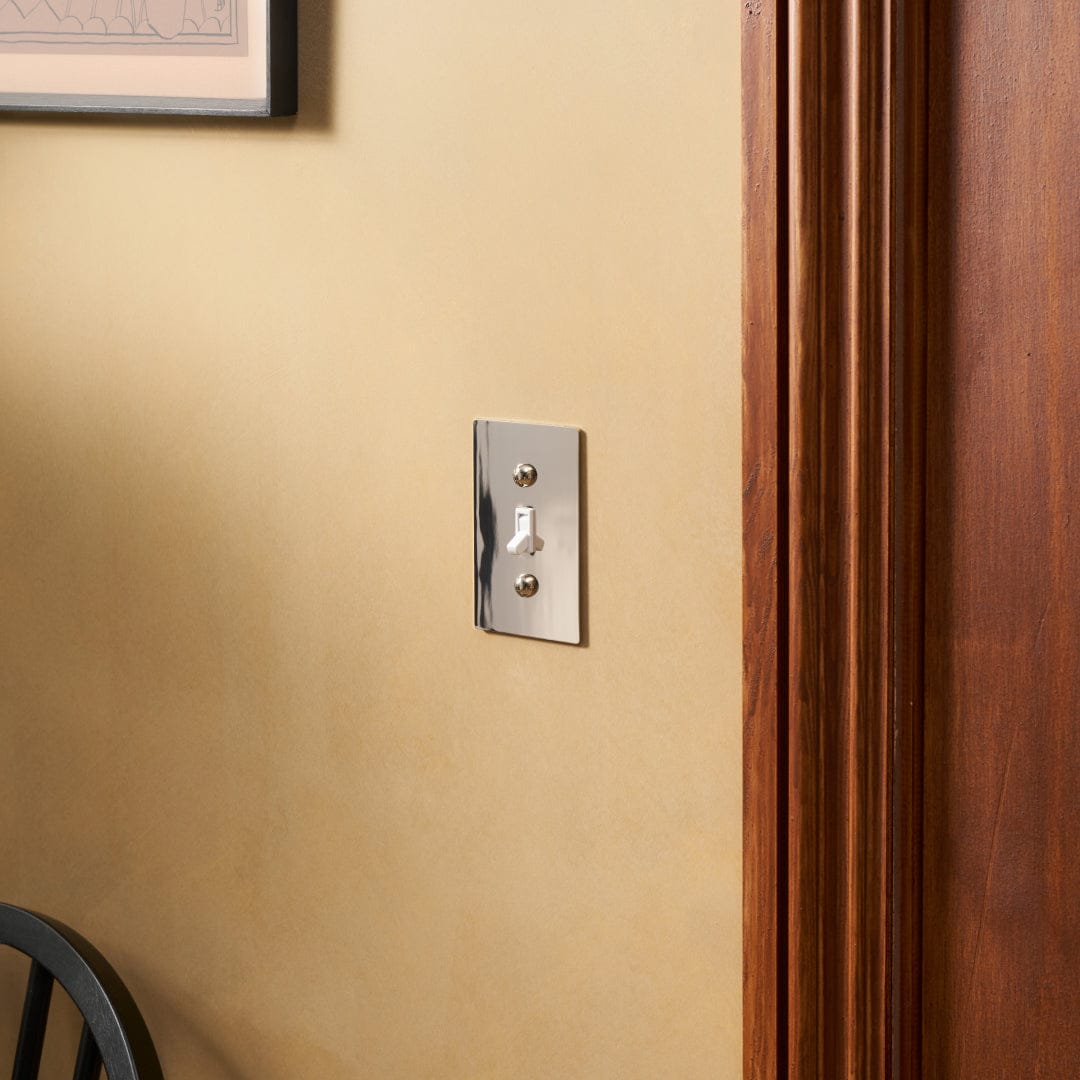 Plank Hardware JASPER 1G Toggle Switch - Polished Nickel