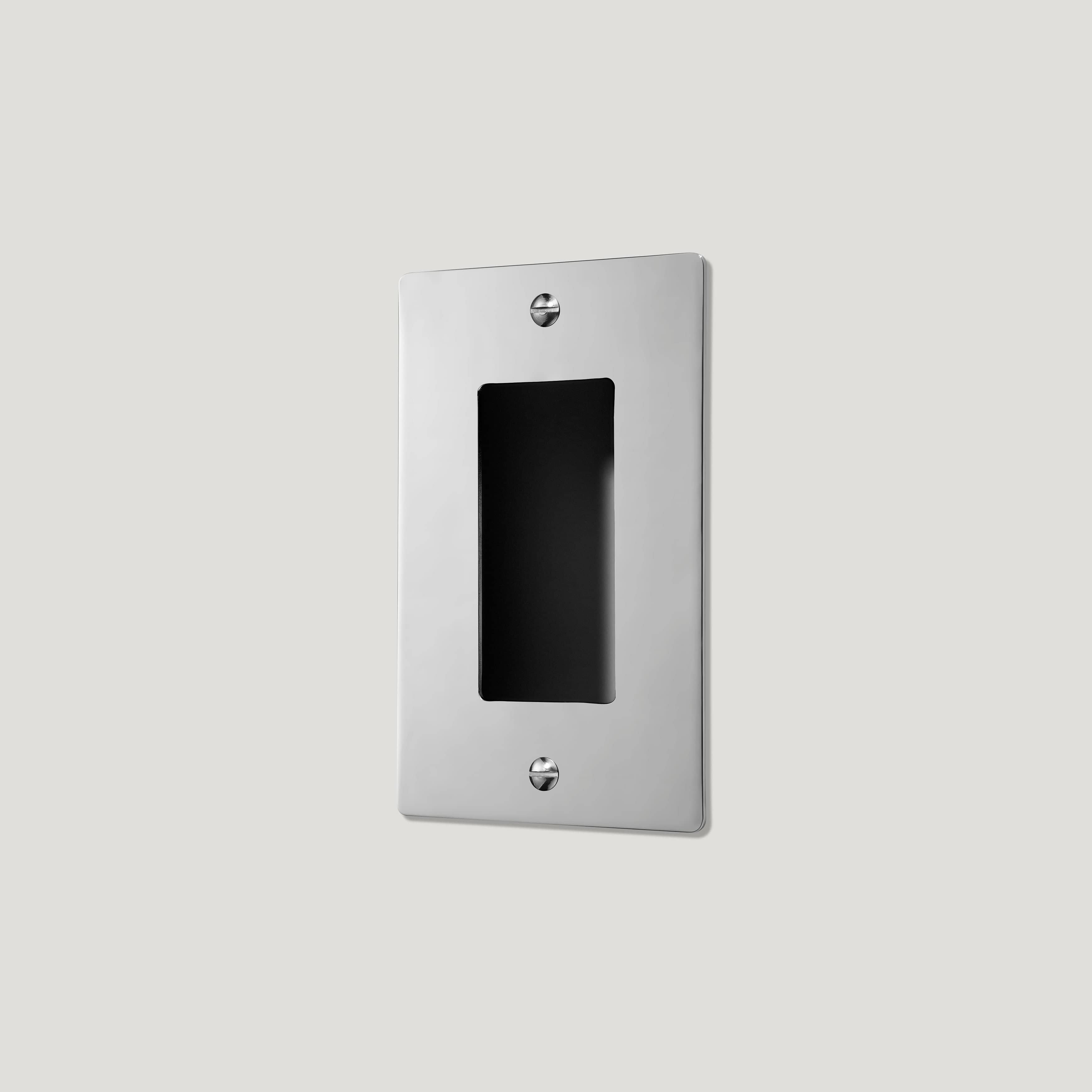 Plank Hardware JASPER 1G Universal Plate - Polished Nickel