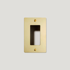 Plank Hardware JASPER 1G Universal Plate - Unlacquered Brass