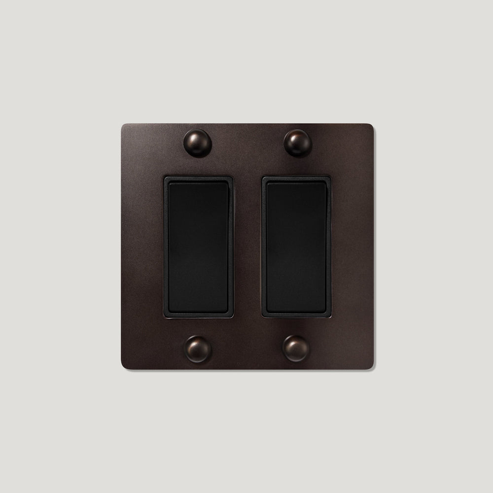 JASPER 2G Rocker Switch - Blackened Bronze
