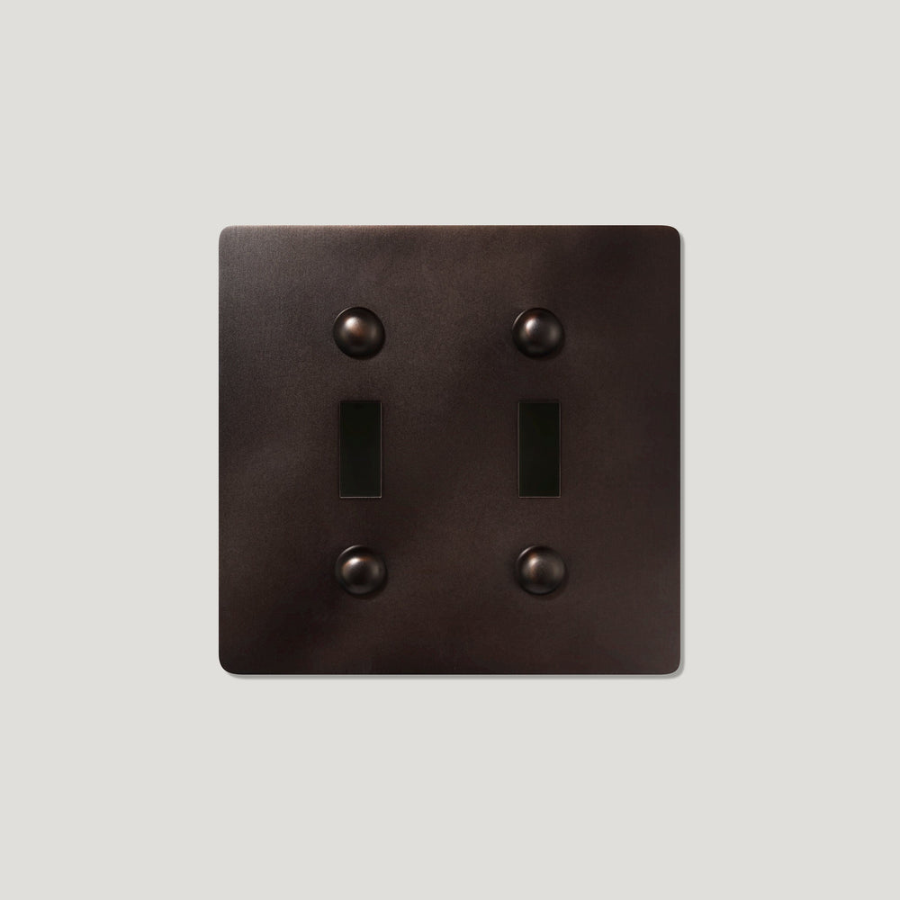 JASPER 2G Toggle/Dimmer Plate - Blackened Bronze
