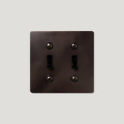 Plank Hardware JASPER 2G Toggle Switch - Blackened Bronze