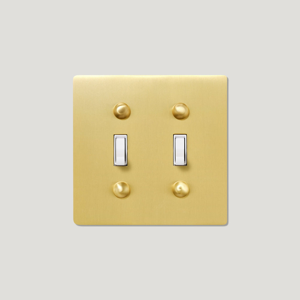 JASPER 2G Toggle Switch - Brass
