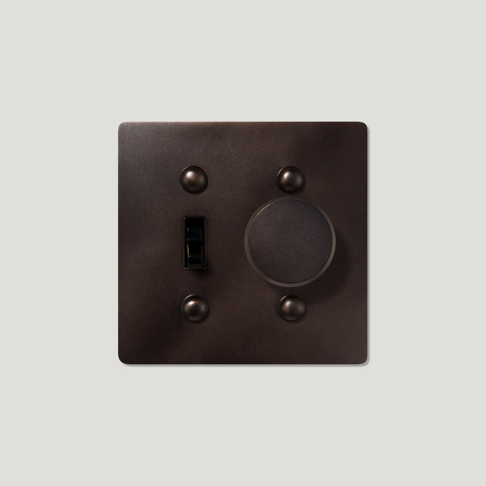 JASPER 2G Toggle Switch & Dimmer - Blackened Bronze