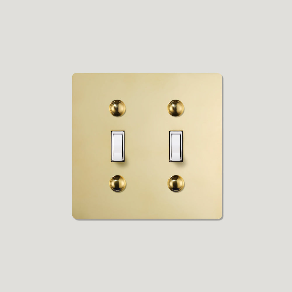 JASPER 2G Toggle Switch - Unlacquered Brass
