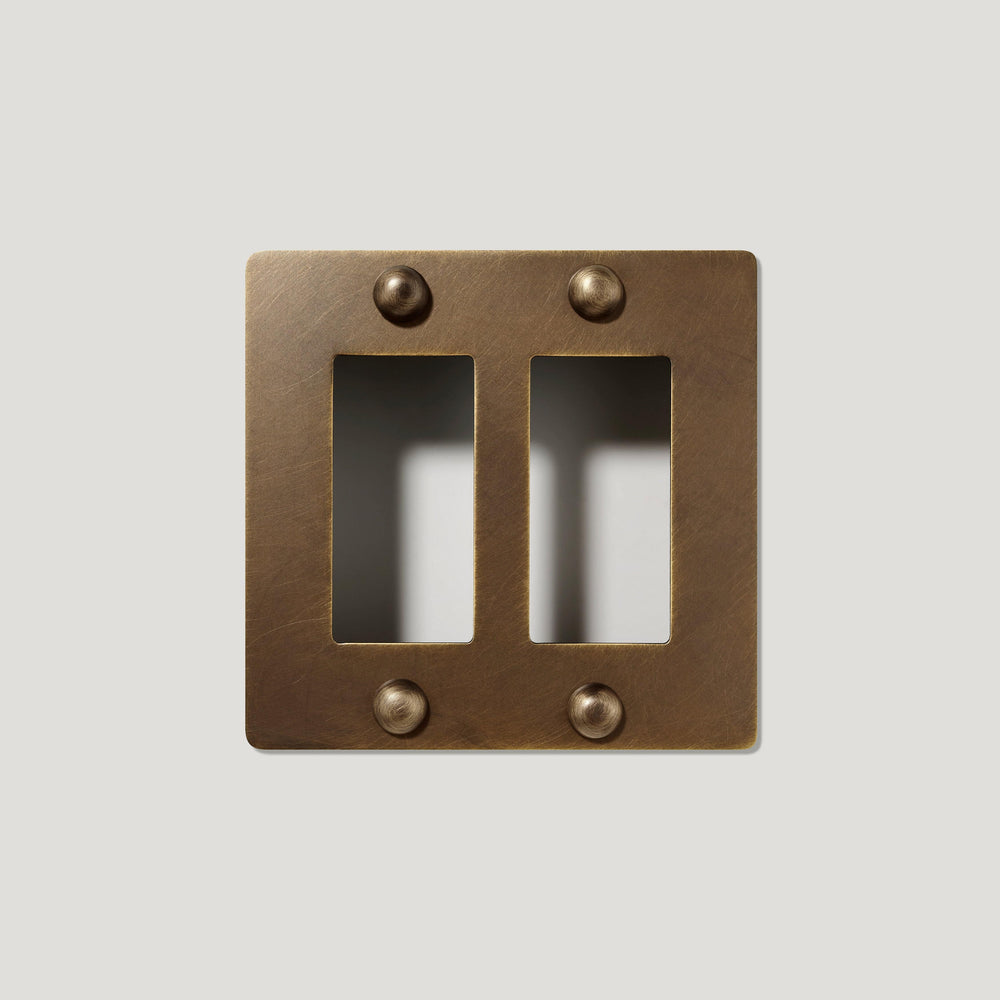 JASPER 2G Universal Plate - Antique Brass