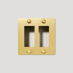 Plank Hardware JASPER 2G Universal Plate - Brass