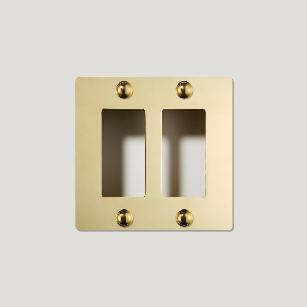 JASPER 2G Universal Plate - Unlacquered Brass