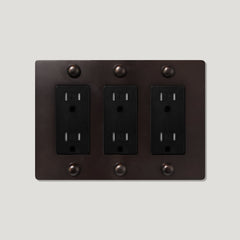 JASPER 3G 15A Outlet - Blackened Bronze