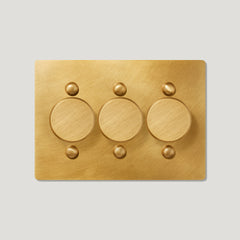 Plank Hardware JASPER 3G Dimmer Switch - Heritage Brass