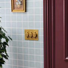 Plank Hardware JASPER 3G Dimmer Switch - Heritage Brass