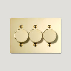 Plank Hardware JASPER 3G Dimmer Switch - Unlacquered Brass