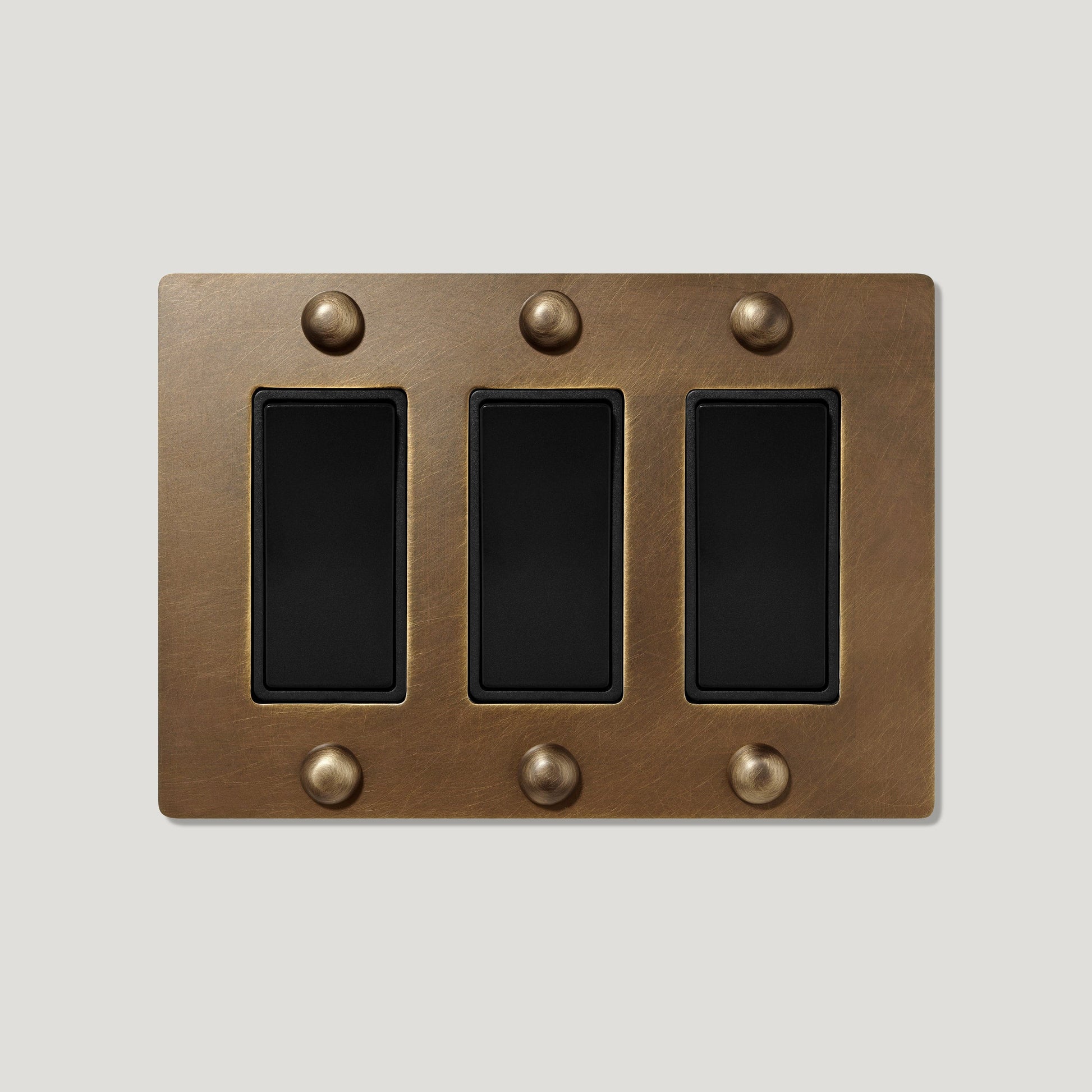 Plank Hardware JASPER 3G Rocker Switch - Antique Brass