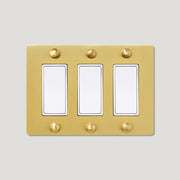 Plank Hardware JASPER 3G Rocker Switch - Brass