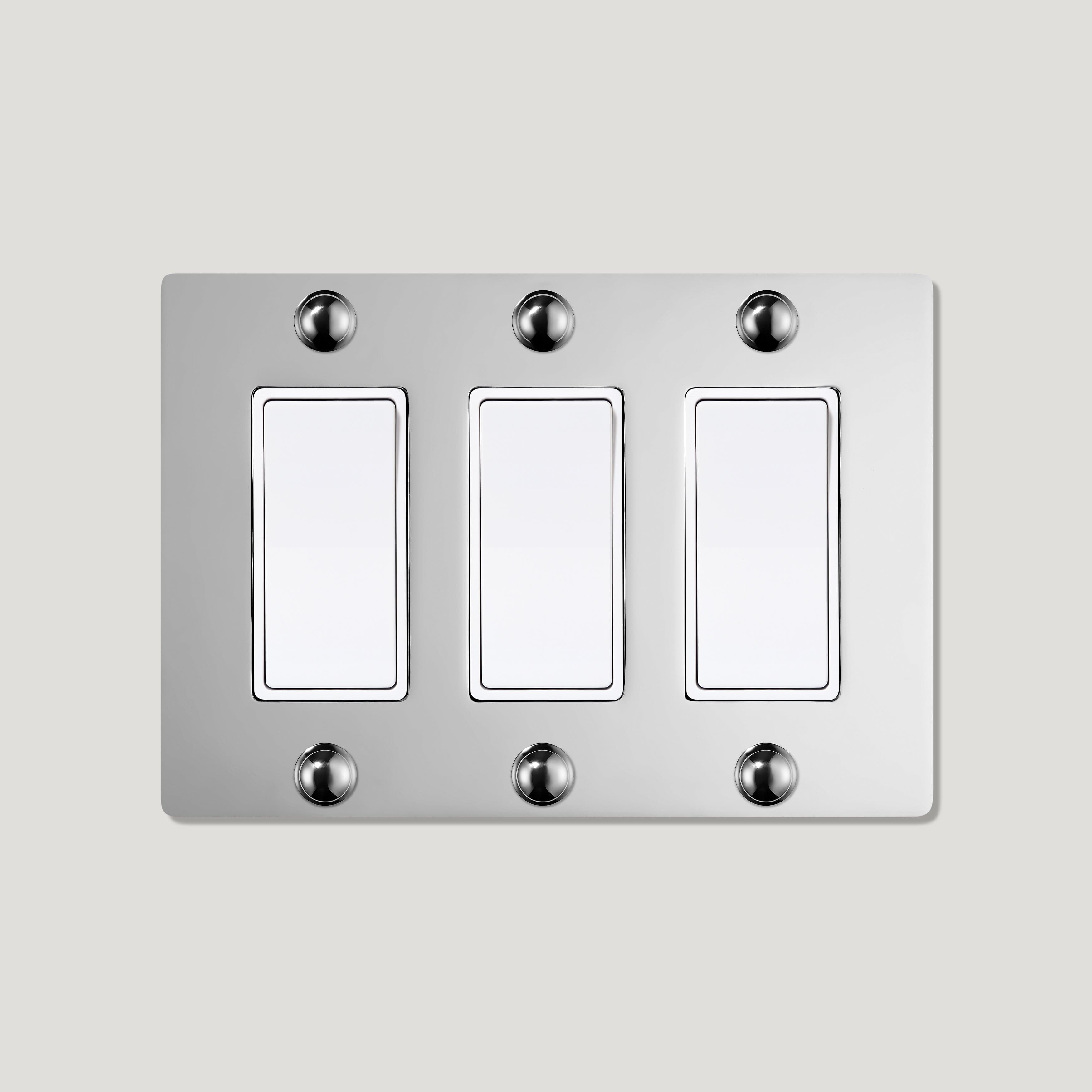 Plank Hardware JASPER 3G Rocker Switch - Polished Nickel