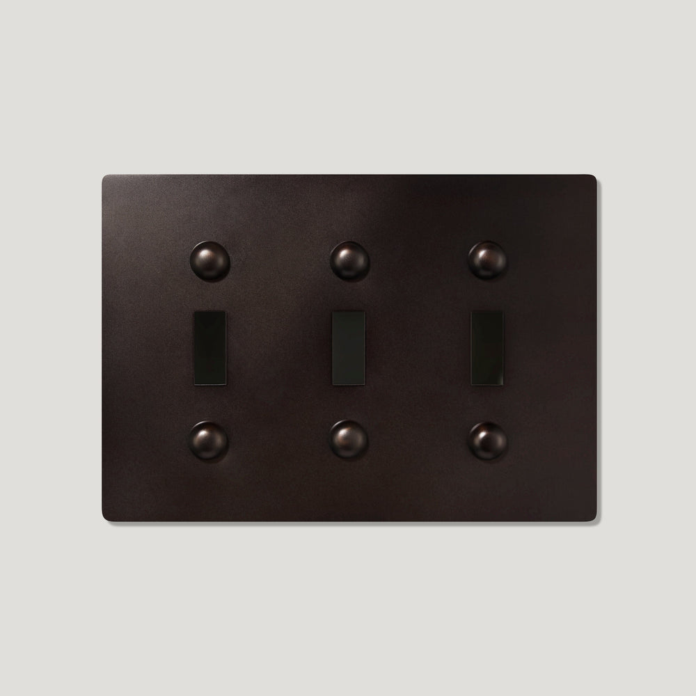JASPER 3G Toggle/Dimmer Plate - Blackened Bronze
