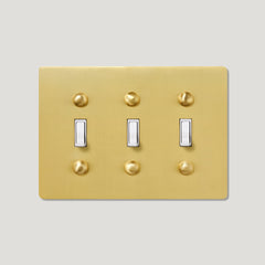 Plank Hardware JASPER 3G Toggle Switch - Brass