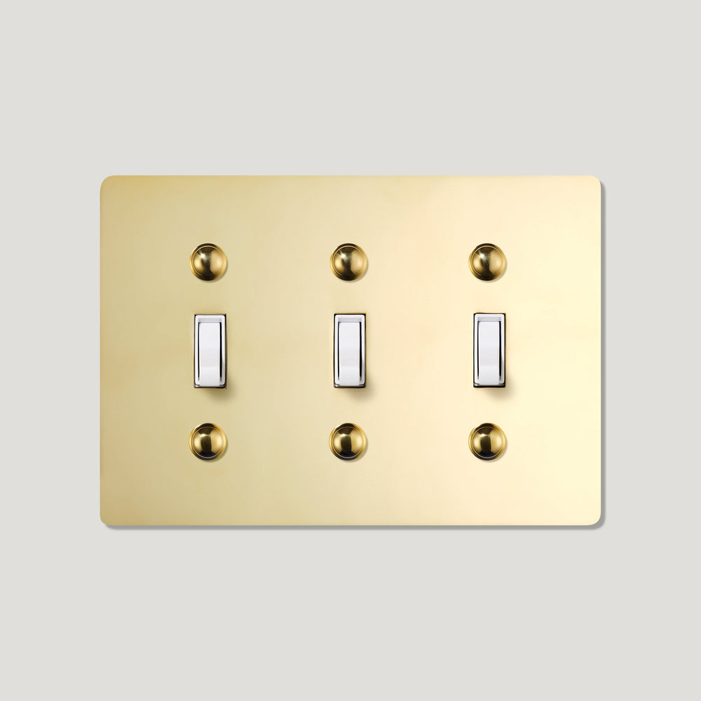 JASPER 3G Toggle Switch - Unlacquered Brass