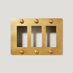 Plank Hardware JASPER 3G Universal Plate - Heritage Brass