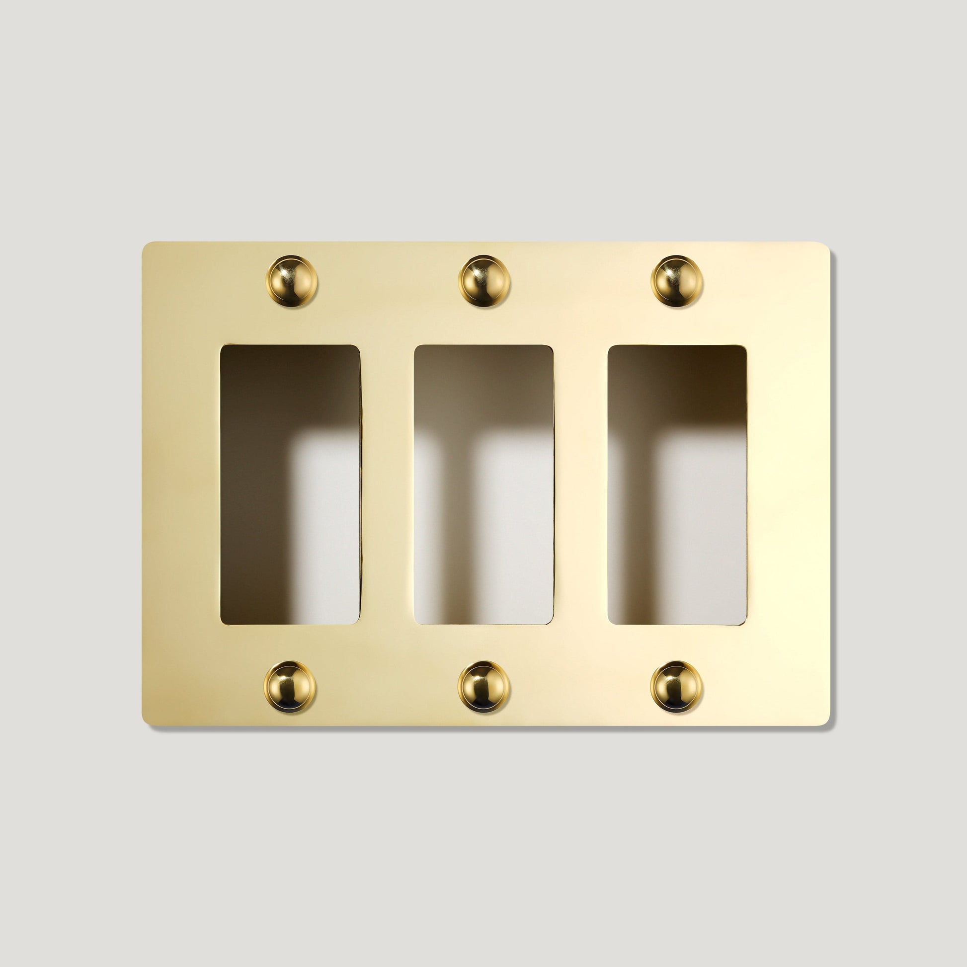 Plank Hardware JASPER 3G Universal Plate - Unlacquered Brass